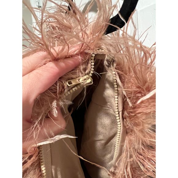 New *FLAW* The Bar Andre Dress in Champagne Size 6 REVOLVE MSRP $498 - Picture 7 of 9